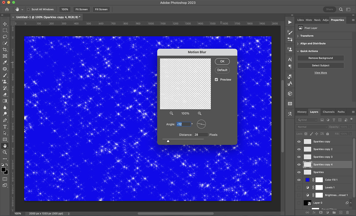 How to create a sparkle effect in Photoshop