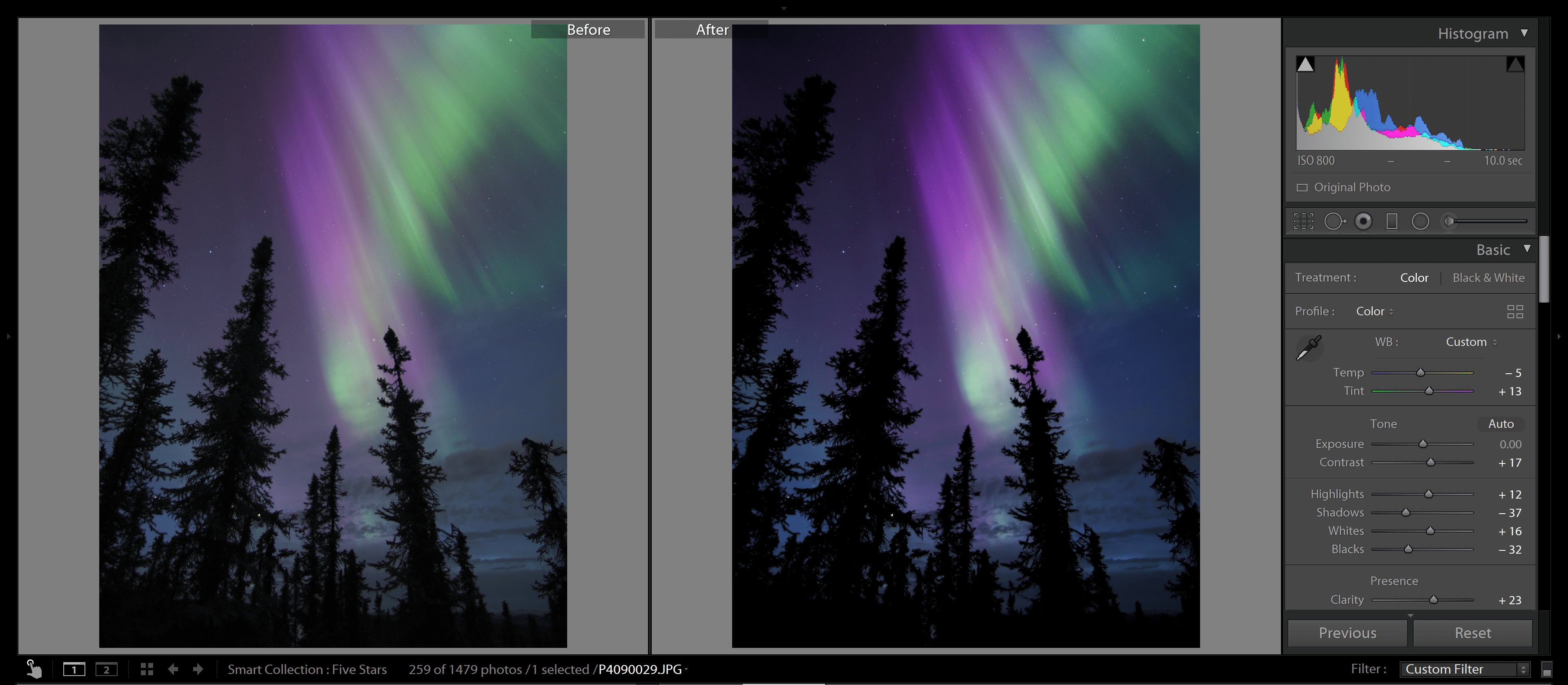 » Eye 4 Photography How to edit the aurora in Lightroom