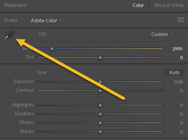 » Eye 4 Photography the Eyedropper tool in Lightroom