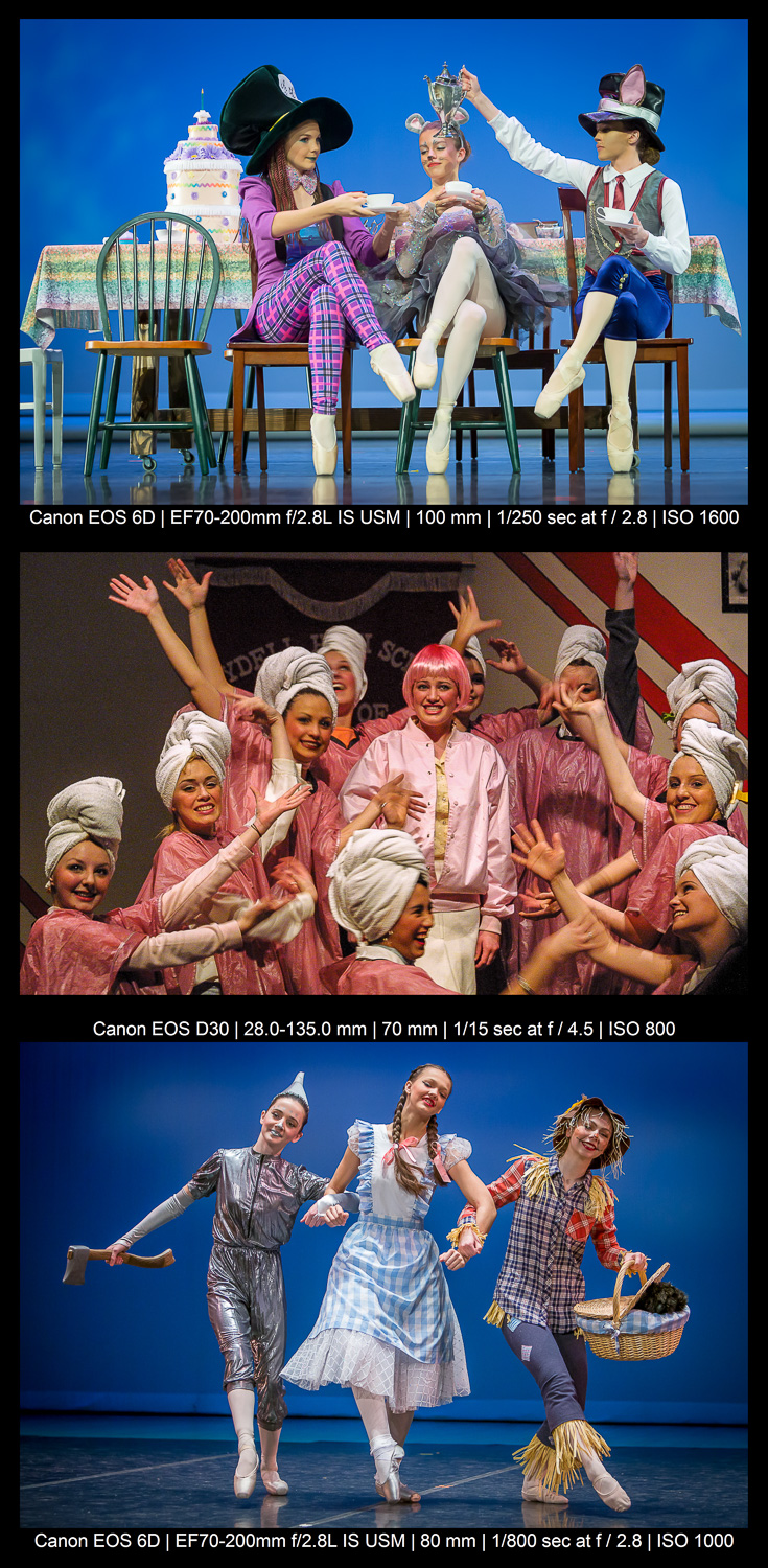 actors happily on stage