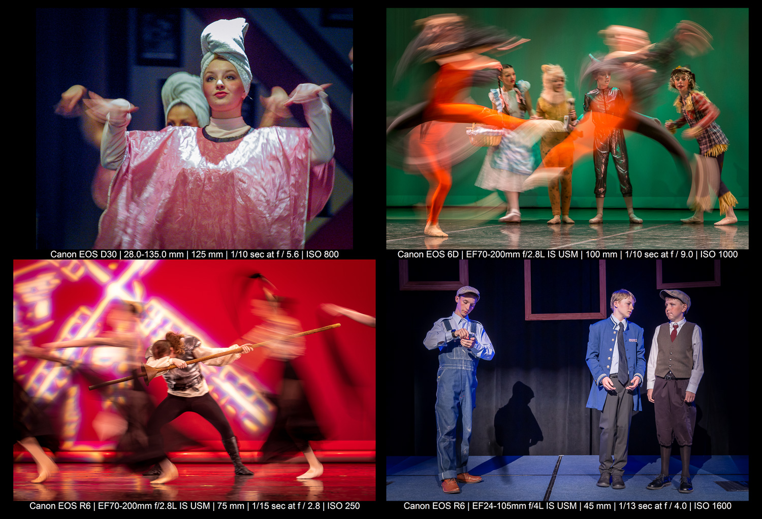 creative stage photography images with motion blur
