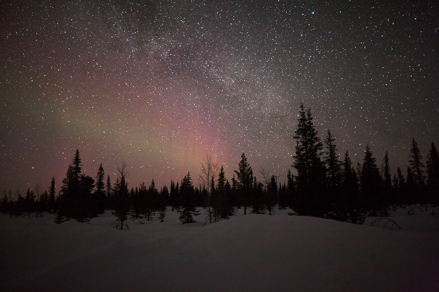 aurora borealis using the 500 rule