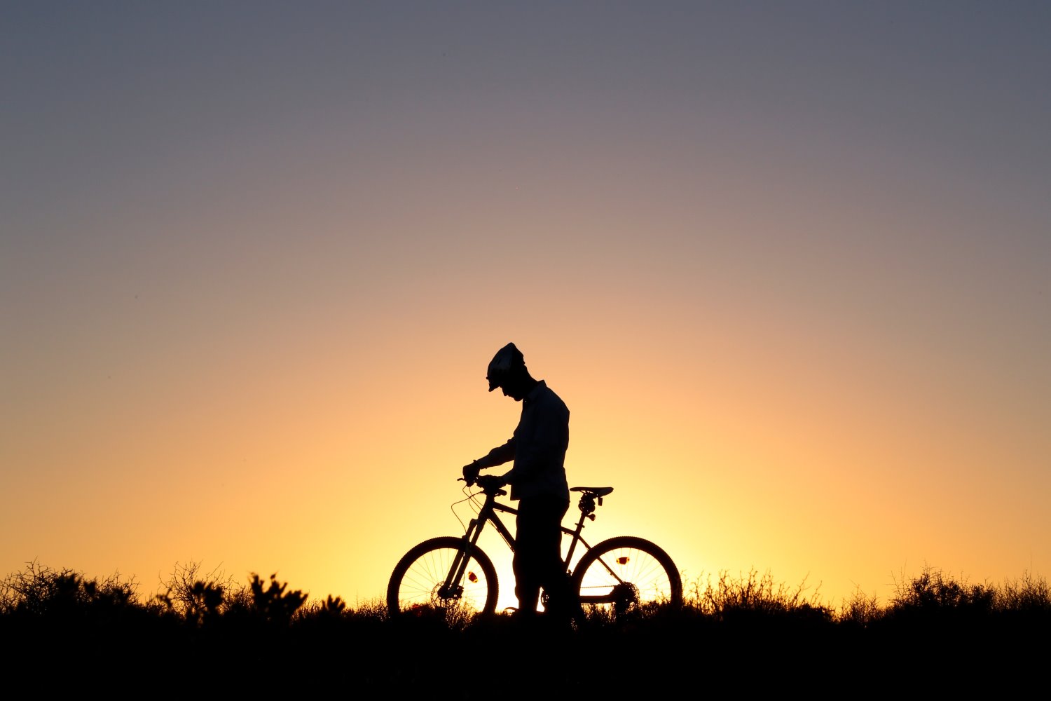 » Eye 4 Photography silhouette of a biker