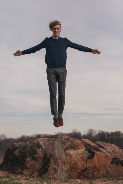 man jumping
