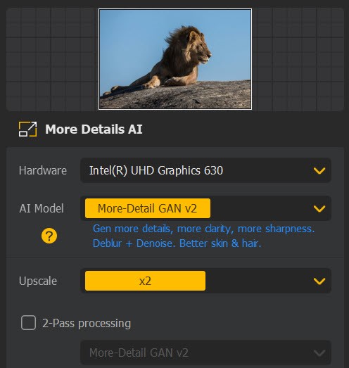 » Eye 4 Photography Aiarty Image Enhancer More Details AI panel