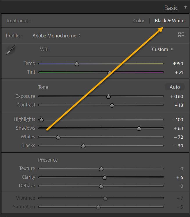 » Eye 4 Photography how to convert to black and white in Lightroom