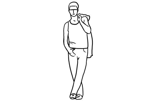 » Eye 4 Photography man with jacket thrown over the shoulder