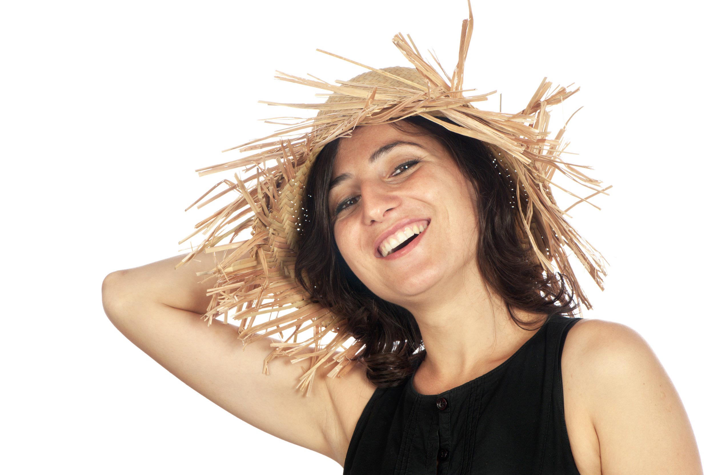 » Eye 4 Photography woman wearing a straw hat front light photography