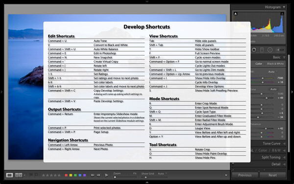 » Eye 4 Photography Lightroom keyboard shortcuts