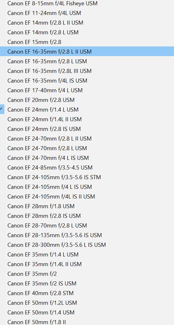 » Eye 4 Photography Lightroom's lens profiles