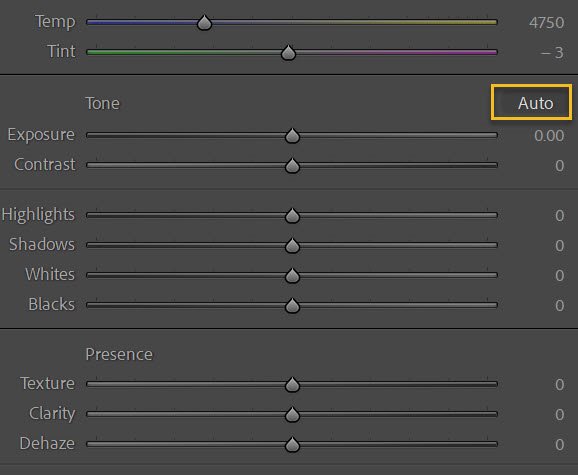 » Eye 4 Photography the Lightroom Auto button